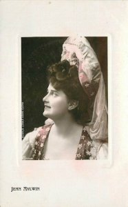 C-1910 Stage Actress Jean Aylwin Dover Street Studios Postcard 21-11380