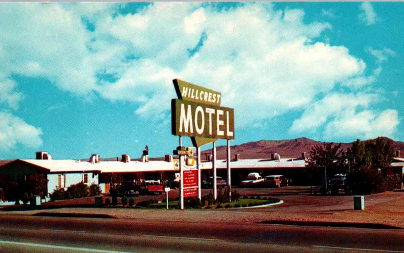 Barstow, California - Stay at the Hillcrest Motel on Main St. - c1950