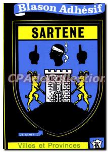 Postcard Modern Sartene Coat Adhesive Cities and Provinces