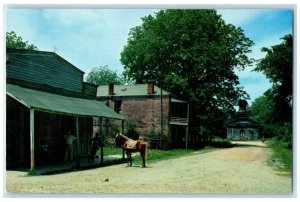 c1960 Exterior Ghost Town Horse Rodney Mississippi MS Deep South Card Postcard