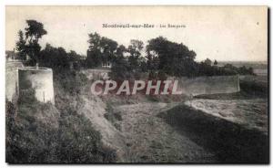 Montreuil sur Mer - Les Remparts Old Postcard