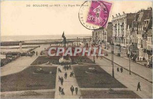 Old Postcard BOULOGNE-SUR-MER - La Digue Sainte-Beuve