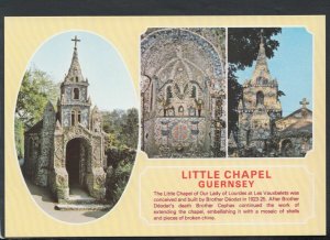 Channel Islands Postcard - Views of Little Chapel, Guernsey  RR6240