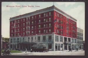 Montrose Hotel,Cedar Rapids,IA Postcard 