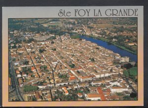 France Postcard - Aerial View of St Foy La Grande, Nouvelle-Aquitaine   T8434