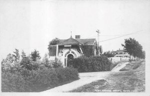 RPPC POST OFFICE EGYPT MASSACHUSETTS REAL PHOTO POSTCARD (c. 1920s)