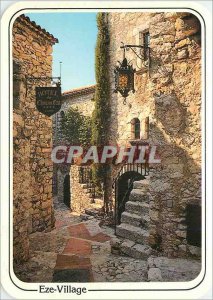 Modern Postcard Eze Village Old palace of the Prince of Sweden