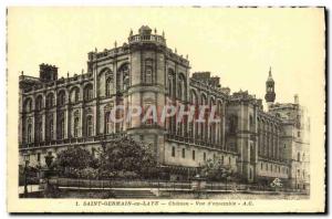 Old Postcard Saint Germain en Laye Chateau Vue d & # 39ensemble