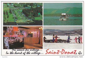 4-Views, Skiing, Boating, Lobby of Hotel Manoir des Laurentides, Saint Donat,...