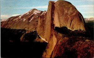 Vtg Half Dome from Glacier Point Yosemite National Park California CA Postcard