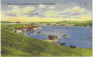 Oyster Houses and Fishing Shacks on Cape Cod Massachusetts