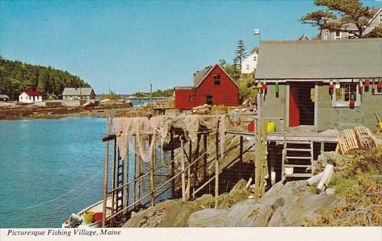 Maine Picturesque Fishing Village