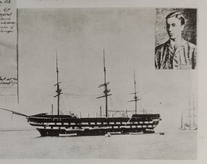 IJN ADMIRAL TOGO STUDY IN UK TRAINING SHIP WORCESTER warship russo-japanese war