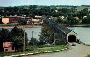 Canada New Brunswick Hartland Longest Covered Bridge In The World