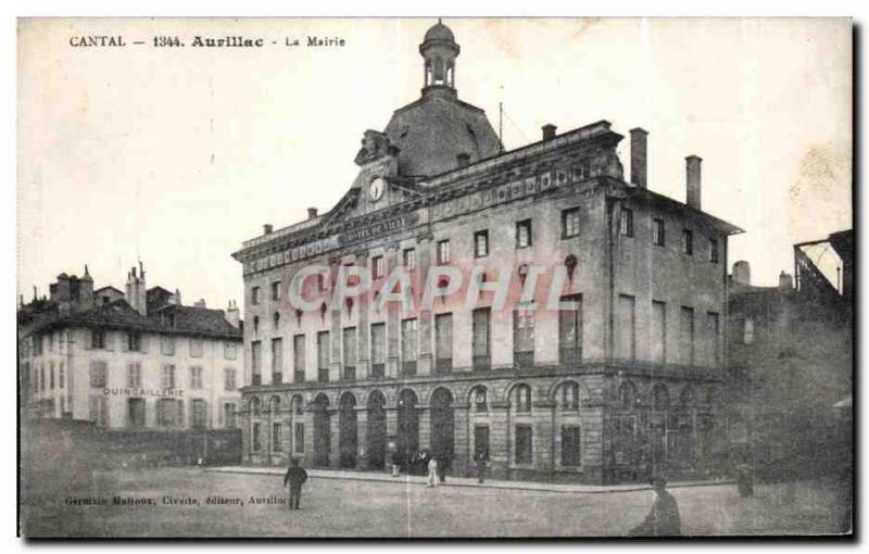 Old Postcard Aurillac Cantal The Mayor