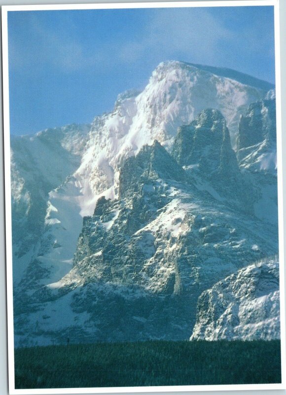 postcard CO - Rocky Mountain National Park - Snow Shrouded Taylor Peak