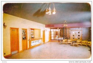 Lobby, Hotel Sept Iles, Province of  Quebec, Canada, PU-1962