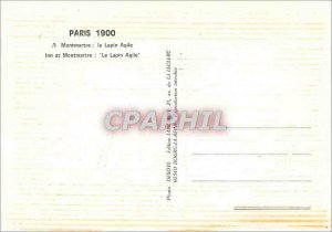 Modern Postcard Paris 1900 montmarthre agile rabbit