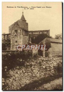 Old Postcard surroundings Aims Berneau Old Dungeon Castel with 14 century