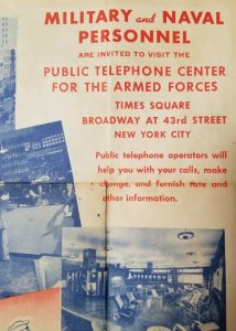 New York Subway Map Given to 1940s Military Recruits from NY Telephone Company