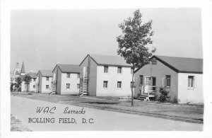 1940s Washington DC Boling Airfield Miliary Barracks RPPC Postcard 25-11631