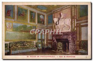 Postcard Old Palace of Fontainebleau Room of Saint Louis