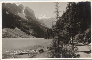 Byron Harmon #115 Mt Lefroy Lake Louise Alberta Unused Real Photo Postcard G45