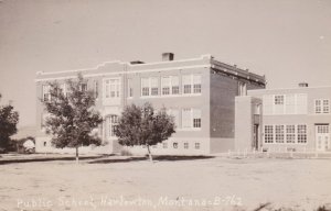 Montana Harlowton Public School 1947 Real Photo