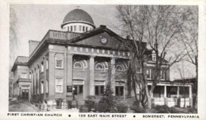 First Christian Church  - Somerset, Pennsylvania PA  