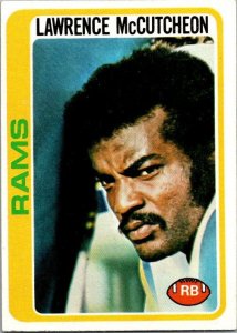 1978 Topps Football Card Lawrence McCutcheon Los Angeles Rams sk7390