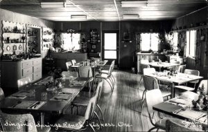 Agness OR Singing Springs Ranch Restaurant Real Photo Postcard