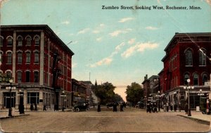 Minnesota Rochester Zumbro Street Looking West