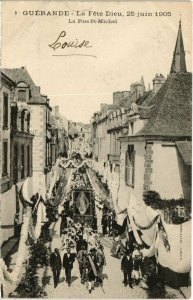 CPA GUERANDE Fete Dieu 1905 Rue St-Michel (73121)