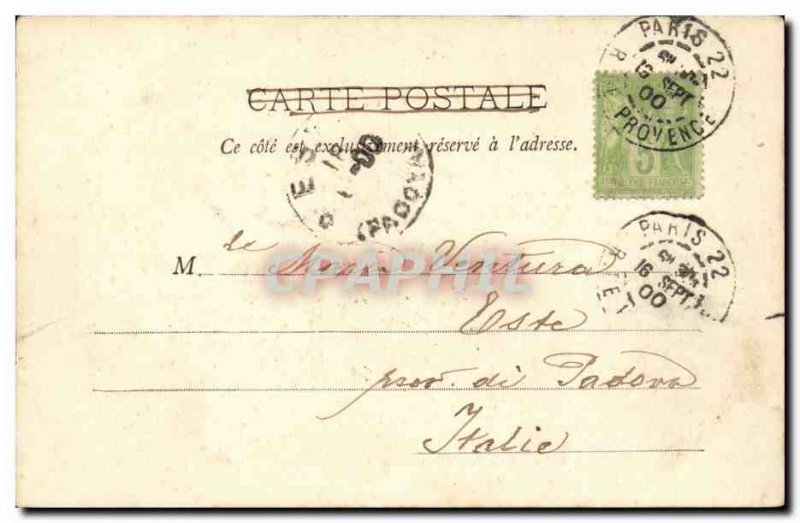 Paris Postcard Old Door St Martin