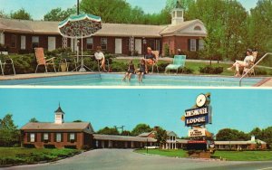 Vintage Postcard Chest Motel Lodge Rooms Inside City Hopkinsville Kentucky KY