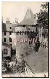 Old Postcard Vannes Trumpet Tour