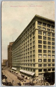 Chicago Illinois c1910 Postcard Marshall Field & Co Retail Department Store