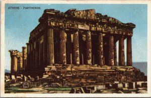 Greece Athens Le Parthénon Vintage Postcard C156