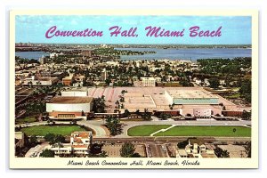 Miami Beach Convention Hall Miami Beach Florida Aerial View Postcard