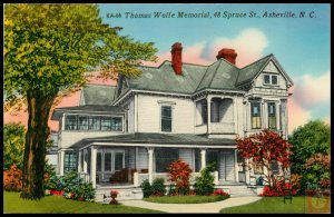 Thomas Wolfe Memorial, 48 Spruce St., Asheville, NC