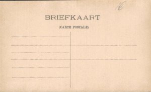 Netherlands Schiedam Station Railway Station Train Vintage Postcard 07.61