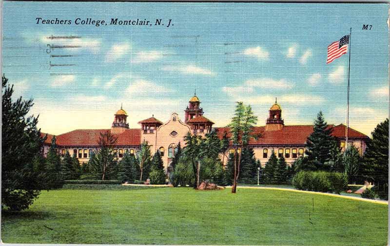 Postcard SCHOOL SCENE Montclair New Jersey NJ AN9982