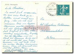 Postcard Modern Zuoz Engadin