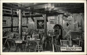 Deming New Mexico NM Dining Room Round Up Lodge Jukebox Vintage Postcard