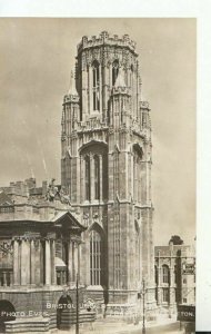 Bristol Postcard - University Tower - Real Photograph by Eves - Ref TZ9779