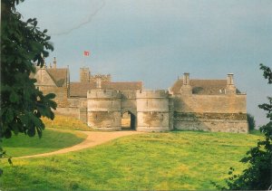 England Rockingham Castle The Norman Entrance Towers Postcard