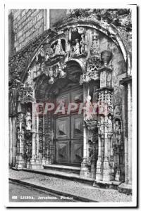 Postcard Old Lisboa Jeronimos Portico