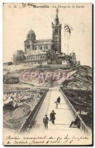 Old Postcard Marseille The Virgin Of The Guard