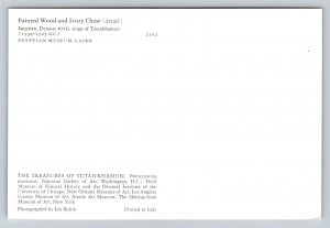 King Tutankhamun  Ivory Chest   Egypt  Postcard