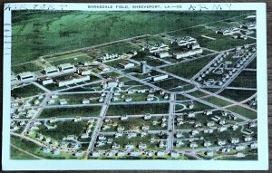 Postcard Used “Barksdale Field”  Shreveport LA PM/1936 Linen? L31